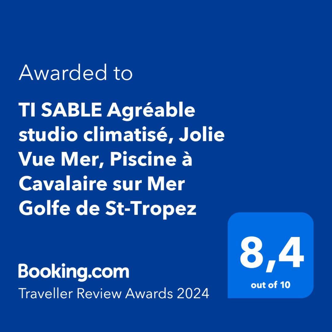 "Ti Sable" Agreable Studio Climatise, Jolie Vue Mer, Piscine A Cavalaire Sur Mer Golfe De St-Tropez Екстер'єр фото